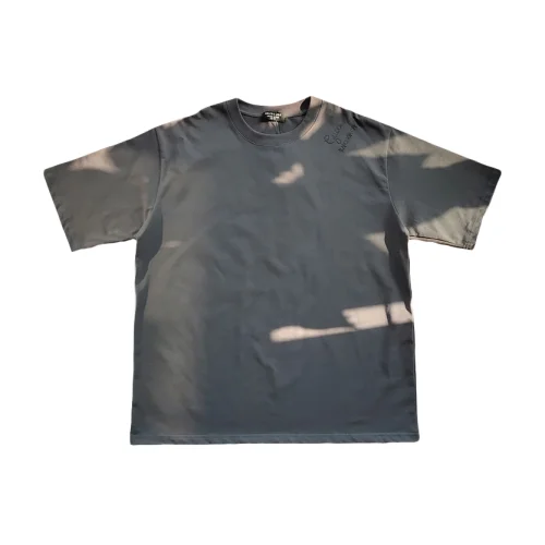 Футболка Balenciaga X Gucci Inscription On The Back "Gray"