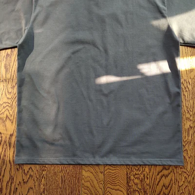 Футболка Balenciaga X Gucci Inscription On The Back "Gray" фото № 5