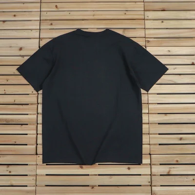 Футболка Bape Front Painted Images In The Middle "Black" фото № 2