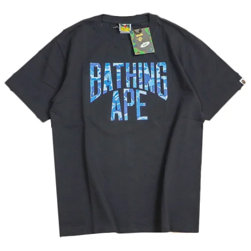 Футболка Bape Inscription Bathing Ape "Black"