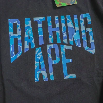Футболка Bape Inscription Bathing Ape "Black" фото № 3