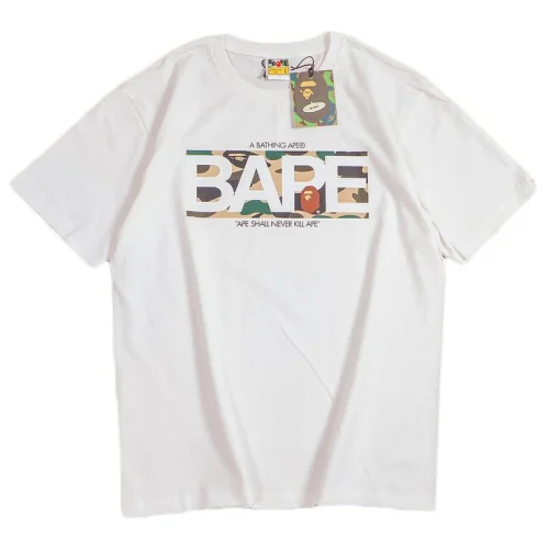 Футболка Bape Inscription Ape Shall Never Kill Ape "White"