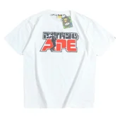 Футболка Bape Front Logo Surrounded By Frame "White"