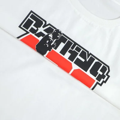 Футболка Bape Front Logo Surrounded By Frame "White" фото № 4