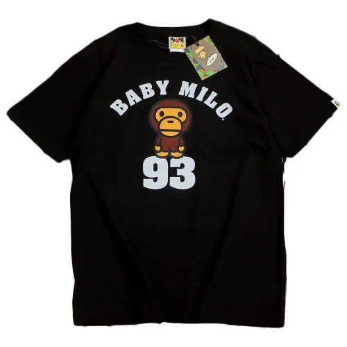 Футболка Bape Little Monkey On Numbers "Black"