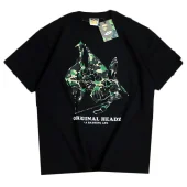 Футболка Bape Inscription Original Headz "Black"