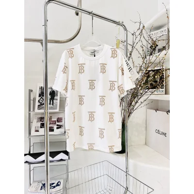 Футболка Burberry Monogram Print "White" фото № 4