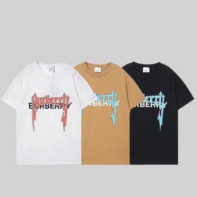 Футболка Burberry Gothic Style Lettering "Brown" фото № 5