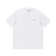 Футболка Burberry Pink Ribbon Print With Inscription "White"