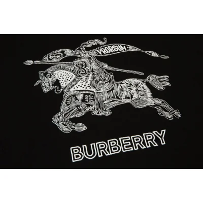 Футболка Burberry With The White Rider "Black" фото № 7