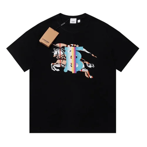 Футболка Burberry Colorful Logo B "Black"