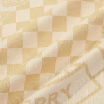Футболка Burberry With An Emblem "Cream" фото № 5