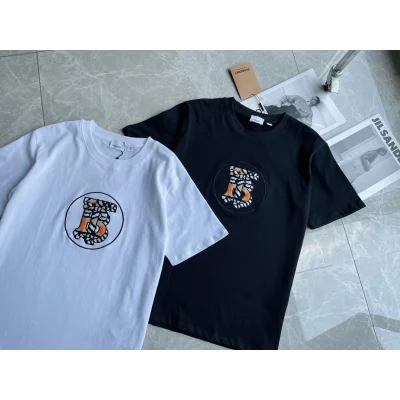 Футболка Burberry Logo In Circle "White" фото № 7