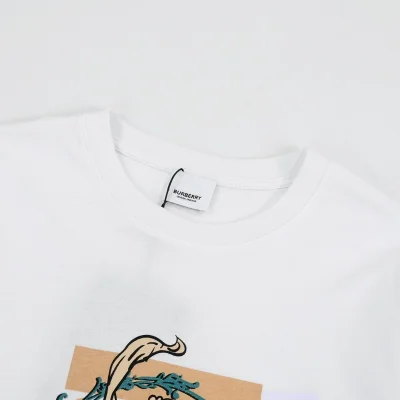 Футболка Burberry Logo With An Angel "White" фото № 6