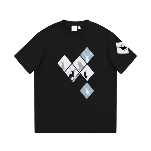 Футболка Burberry Pictures With Forest Animals "Black"