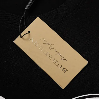 Футболка Burberry With Pegasus Print And Logo "Black" фото № 3