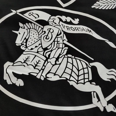 Футболка Burberry The Rider On The Horse "Black" фото № 7