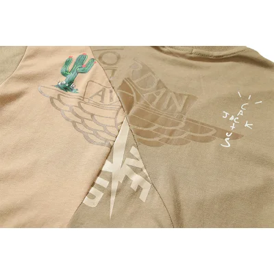 Футболка Cactus Jack Merch Different Halves "Brown" фото № 7 Футболка Cactus Jack Merch Different Halves "Brown" фото № 7