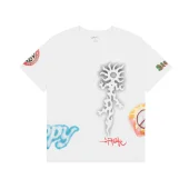 Футболка Cactus Jack Merch Utopia Be Happy and Peace "White"