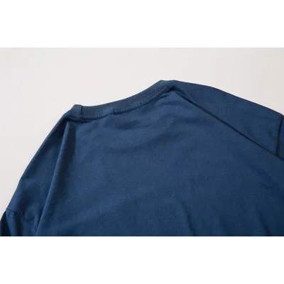 Футболка Carhartt Cotton With A Logo On The Pocket "Blue" фото № 3