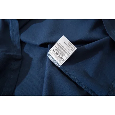 Футболка Carhartt Cotton With A Logo On The Pocket "Blue" фото № 5
