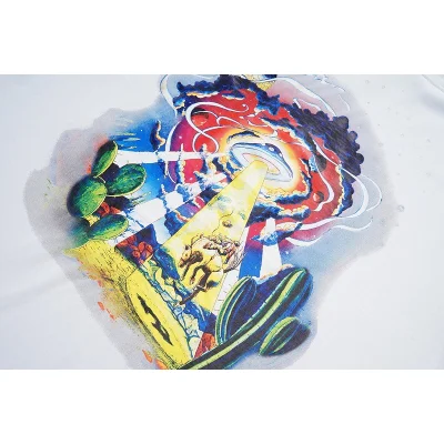 Футболка Casablanca I Was Abducted By UFO "White" фото № 8