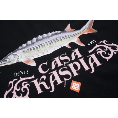 Футболка Casablanca Casa Kaspia Print "Black" фото № 5