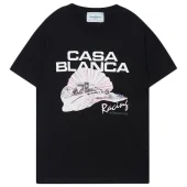 Футболка Casablanca Car On The Bridge Print "Black"