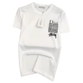 Футболка Christian Dior Black Square With Flower "White"