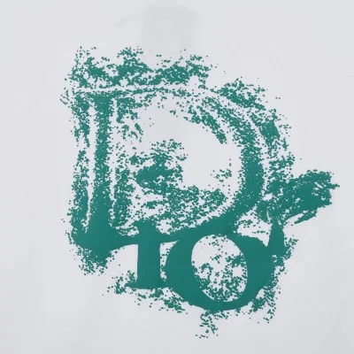 Футболка Christian Dior Dissolving Logo "White" фото № 3