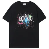 Футболка Christian Dior Logo On Paint Splashes "Black"