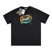 Футболка Christian Dior Bright Graffiti "Black"