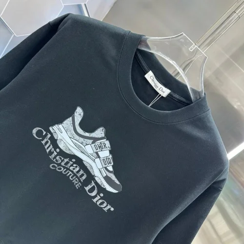 Футболка Christian Dior One Sneaker Frontside Logo "Black"