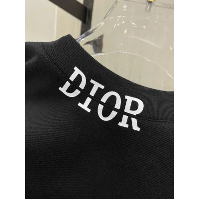 Футболка Christian Dior Frontside Contrast Logo On Collar "Black" фото № 6