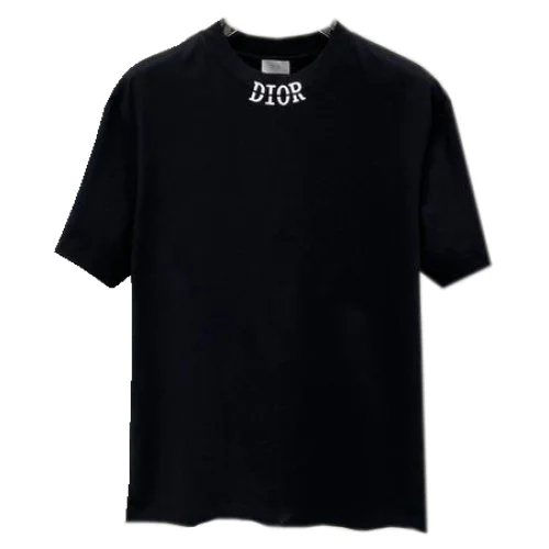 Футболка Christian Dior Frontside Contrast Logo On Collar "Black"