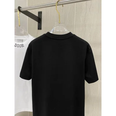 Футболка Christian Dior Frontside Contrast Logo On Collar "Black" фото № 2