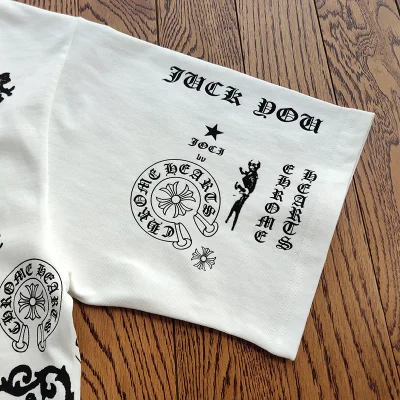 Футболка Chrome Hearts Logos And Symbols "White" фото № 7