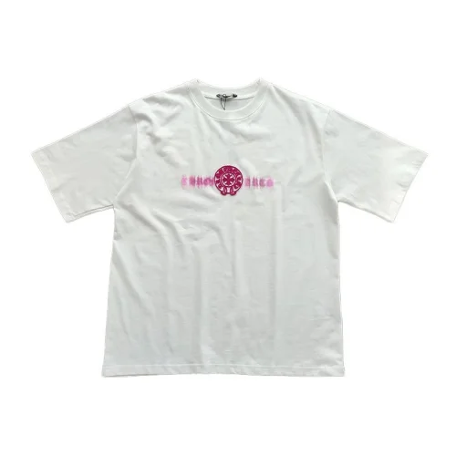 Футболка Chrome Hearts With Pink Graphic Print "White"
