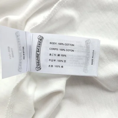 Футболка Chrome Hearts With Pink Graphic Print "White" фото № 2