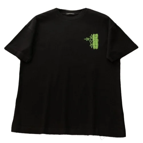 Футболка Chrome Hearts Vertical Inscription "Black"