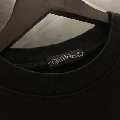 Футболка Chrome Hearts Vertical Inscription "Black" фото № 7