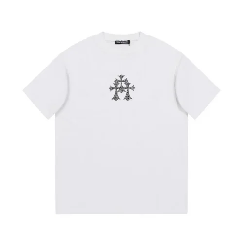 Футболка Chrome Hearts With Small Logos On The Back "White"