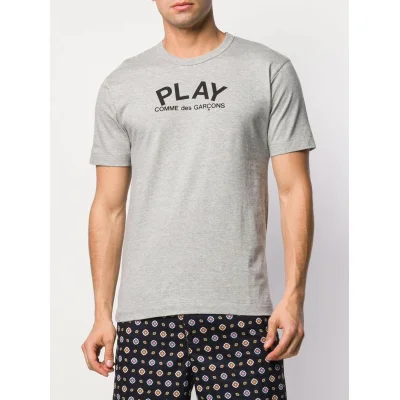 Футболка Comme des Garçons Play Black Heart "Gray" фото № 8