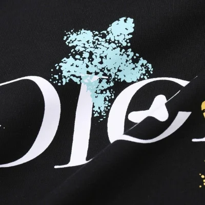 Футболка Dior Imprint Paint "Black" фото № 5