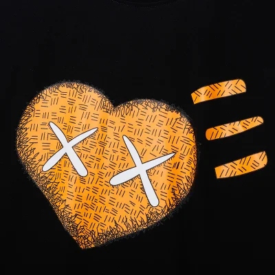 Футболка Dior A Worn-out Heart "Black" фото № 4