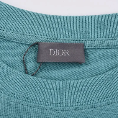 Футболка Dior Basic Collection With Small Logo "Turquoise" фото № 7