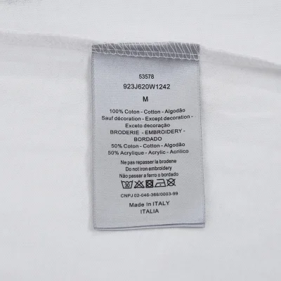 Футболка Dior Number Eight With Logo "White" фото № 9