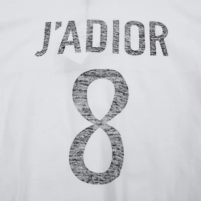 Футболка Dior Number Eight With Logo "White" фото № 7