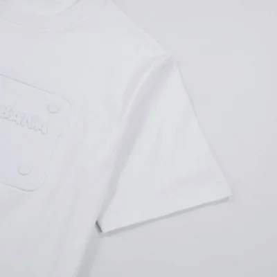 Футболка Dolce And Gabbana With An Embossed Logo "White" фото № 6 Футболка Dolce And Gabbana With An Embossed Logo "White" фото № 6