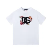 Футболка Dolce Gabbana With Monogram And Flowers "White"